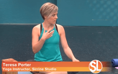 Simple yoga stretches to release upper body tension
